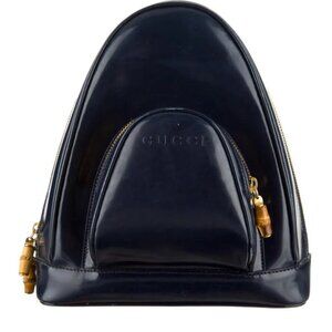 Gucci Vintage Bamboo Sling Backpack